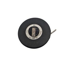 U.S. Tape Co. Tape Measure 100ft Black RP100 Manual Wind Steel Long Tape